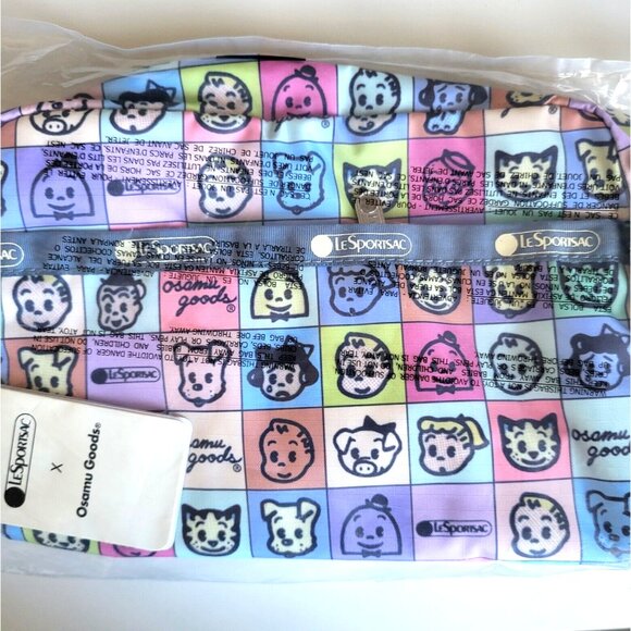 Lesportsac Osamu Goods Checkered Flag Crossbody Shoulder Bag Cute Gift - Picture 6 of 6